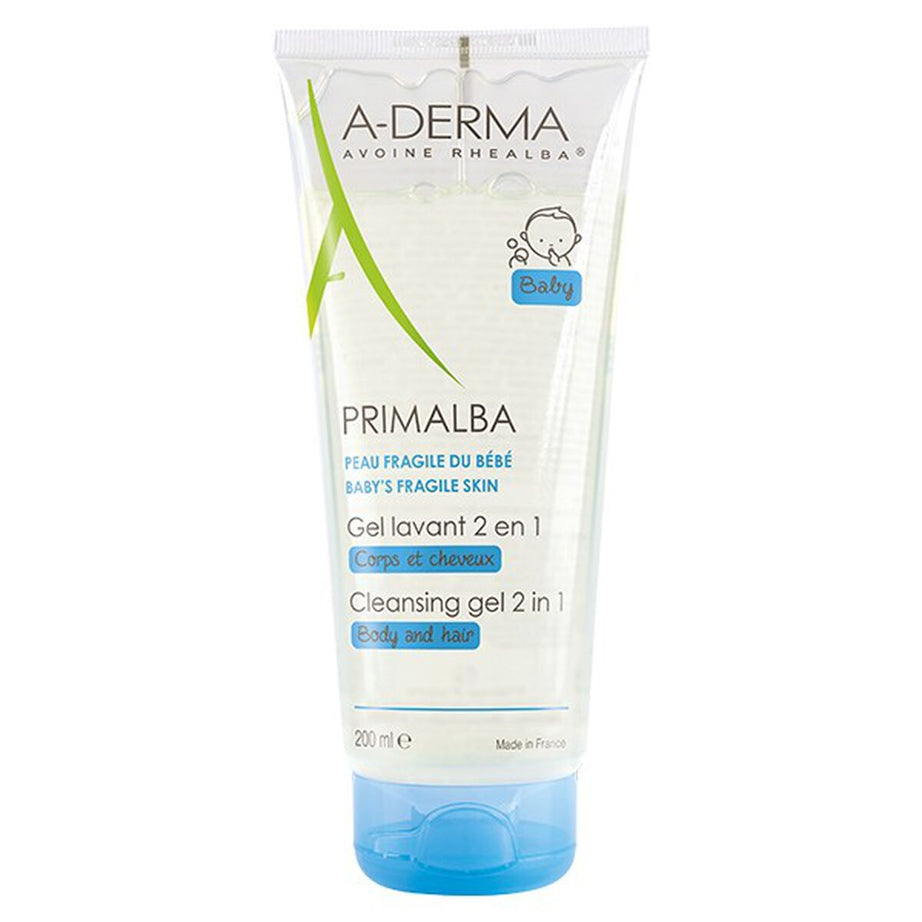 Gel de douche Aderma 200 ml 2 en 1