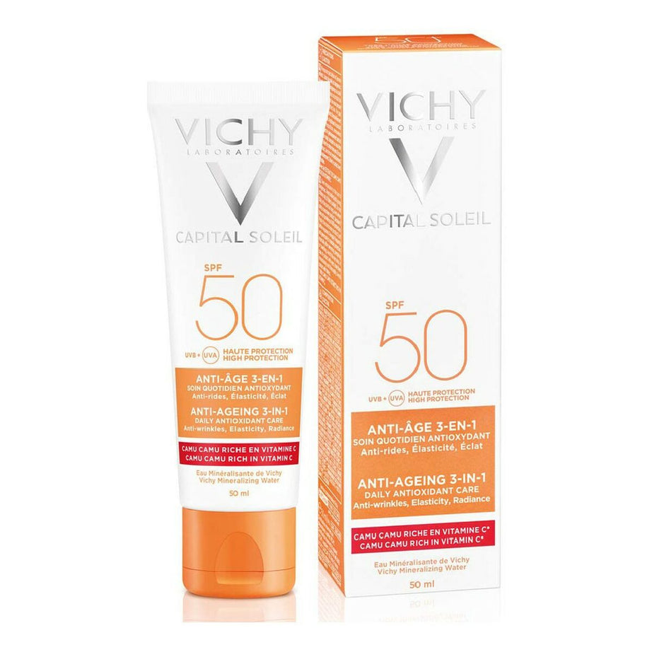 Crème anti-âge Capital Soleil Vichy VCH00115 antioxydante 3-en-1 50 ml