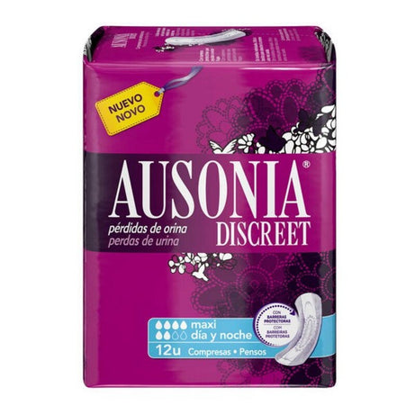 Compresses pour Incontinence Ausonia Discreet Maxi 12 Unités