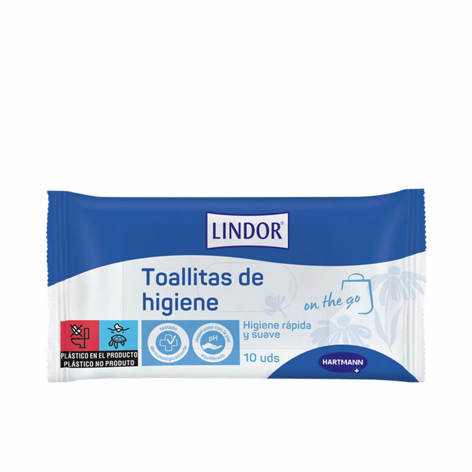 Lingettes Humides Hygiène Intime Hartmann Lindor 10 Unités