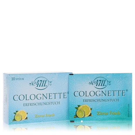 4711 Colognette Citron Rafraîchissant Boite De 10 Mouchoirs Rafraîchissants Par 4711