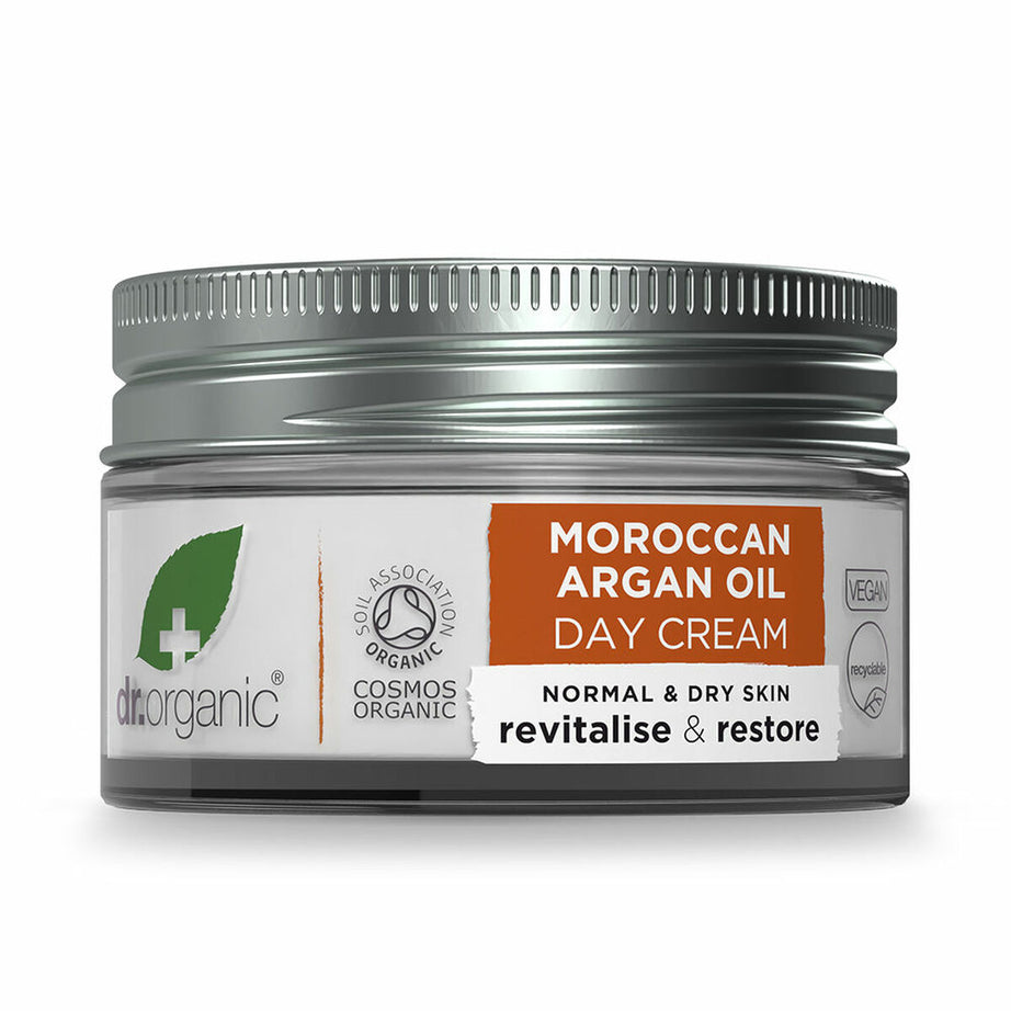 Crème de jour nourrissante Moroccan Argan oil Dr.Organic Argán 50 ml