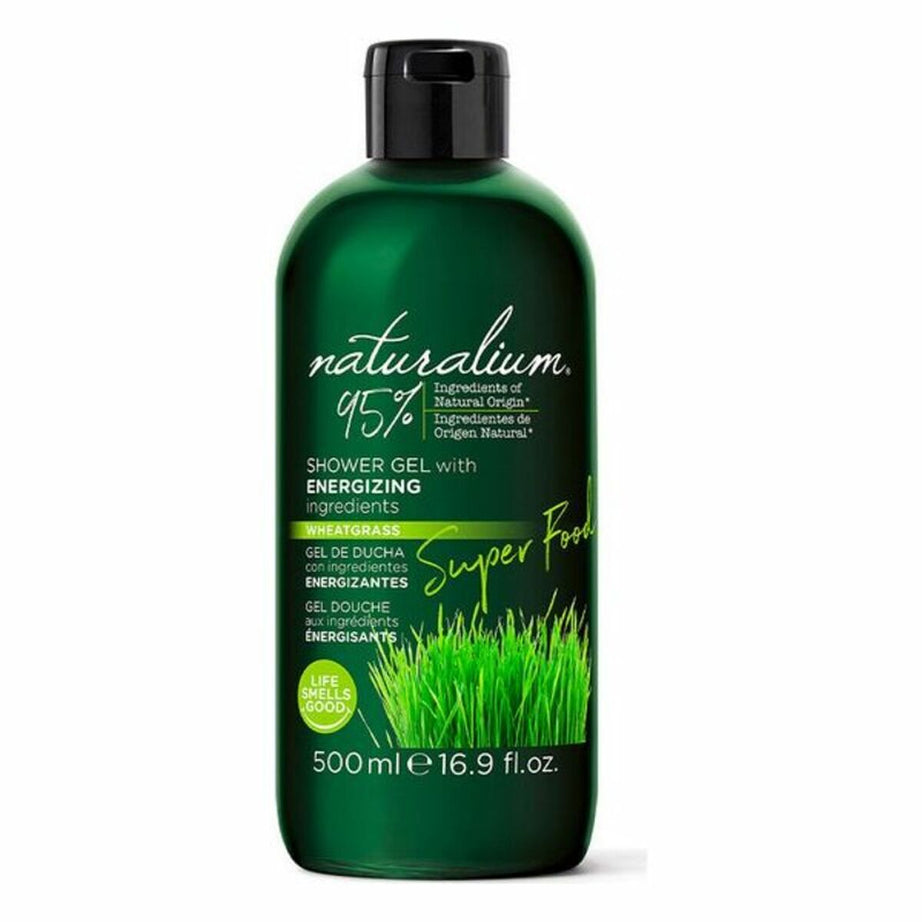 Gel de douche Super Food Wheatgrass Energizing Naturalium (500 ml)