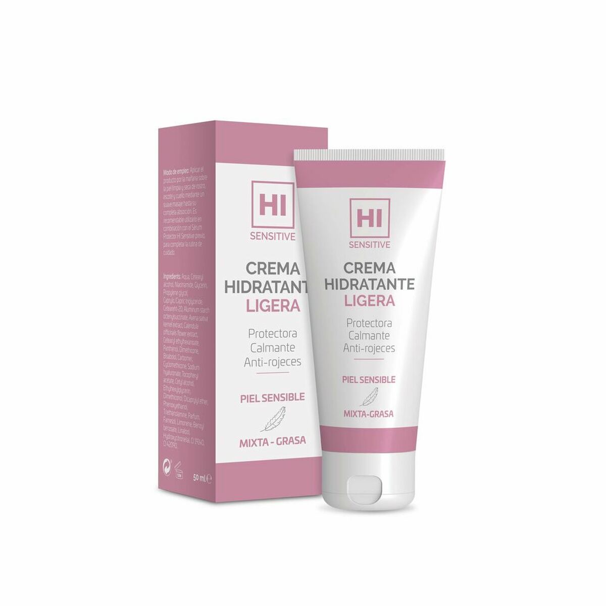 Crème Hydratante pour le Visage Hi Sensitive Ligera Redumodel 92502 30 ml