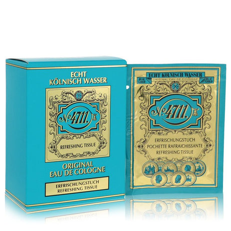 4711 Mouchoirs parfumés au citron (unisexe) - 10 par paquet Par 4711