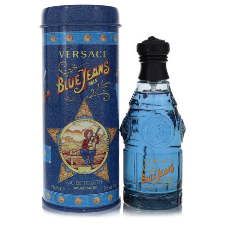 Blue Jeans Eau De Toilette Spray (nouvel emballage) par Versace